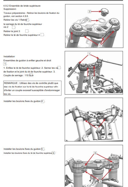 manuel d'atelier CFMoto 450 SR SS 2025 2026 français