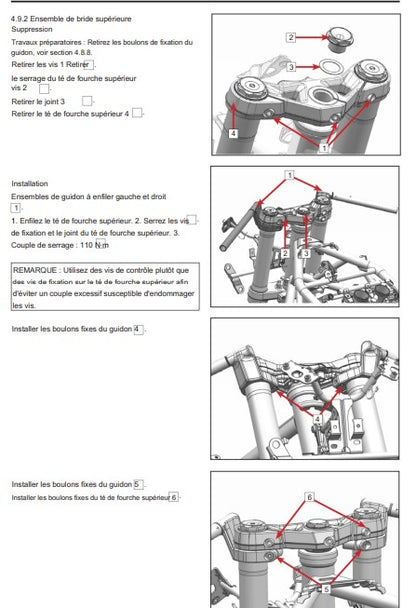 manuel d'atelier CFMoto 450 SR SS 2025 2026 français