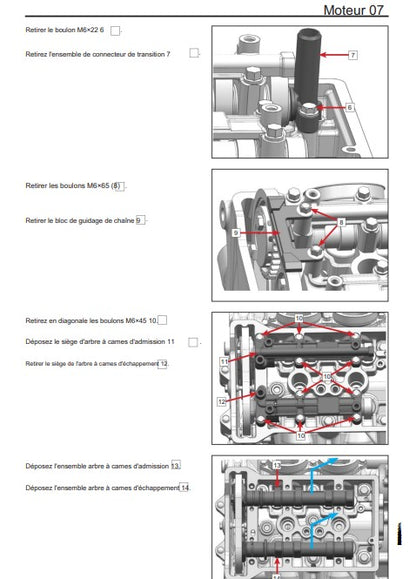 manuel d'atelier CFMoto 450 SR SS 2025 2026 français