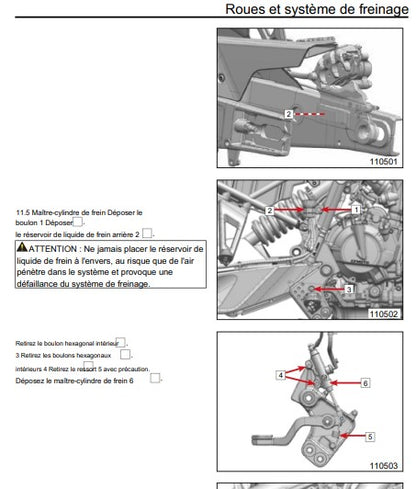 Manuel d'atelier CFMoto MT800 2023 2024 français Docautomoto