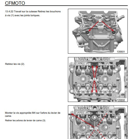 Manuel d'atelier CFMoto MT800 2023 2024 français Docautomoto