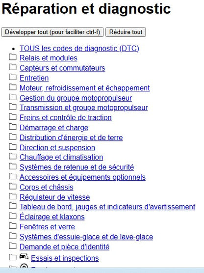 Manuel d'atelier Cadillac Seville 1999 français Docautomoto