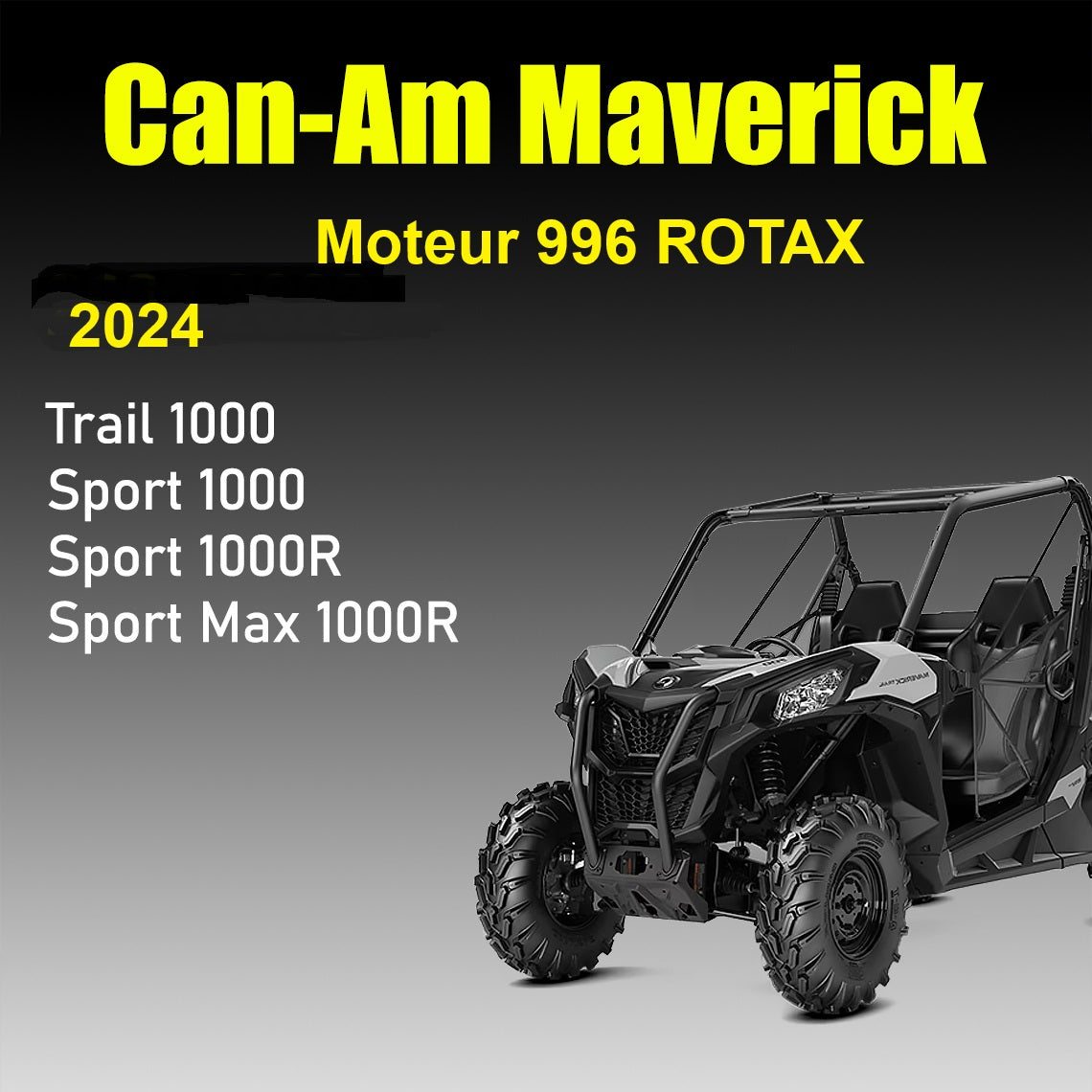 manuel d'atelier CanAm Maverick 2024 français Docautomoto