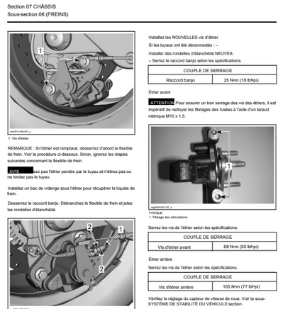 Manuel d'atelier CanAm Spyder RT 2022 français Docautomoto