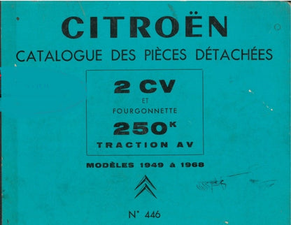 Manuels d'atelier Citroën 2cv 1948 1991 { {{ Docautomoto }}