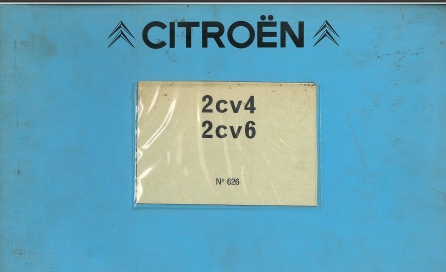 Manuels d'atelier Citroën 2cv 1948 1991 { {{ Docautomoto }}