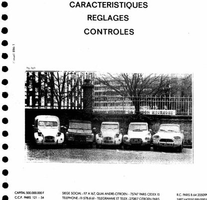 Manuels d'atelier Citroën 2cv 1948 1991 { {{ Docautomoto }}