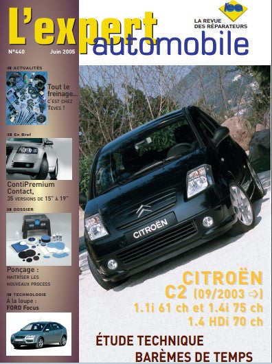 Manuel d'atelier Citroën C2 2003 { {{ Docautomoto }}