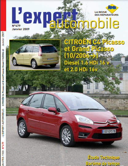Manuel de réparation Citroën C4 Picasso HDI 2006 { {{ Docautomoto }}