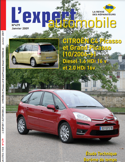 Manuel de réparation Citroën C4 Picasso HDI 2006 { {{ Docautomoto }}