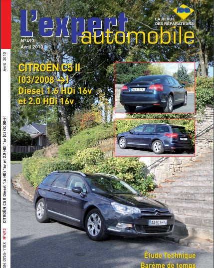 manuel d'atelier Citroën C5 2 HDI 2008 { {{ Docautomoto }}