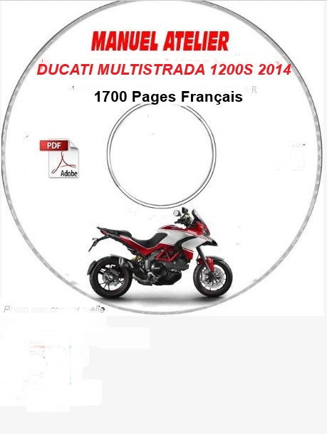Manuel d'atelier Ducati Multistrada 1200S 2014 français Docautomoto