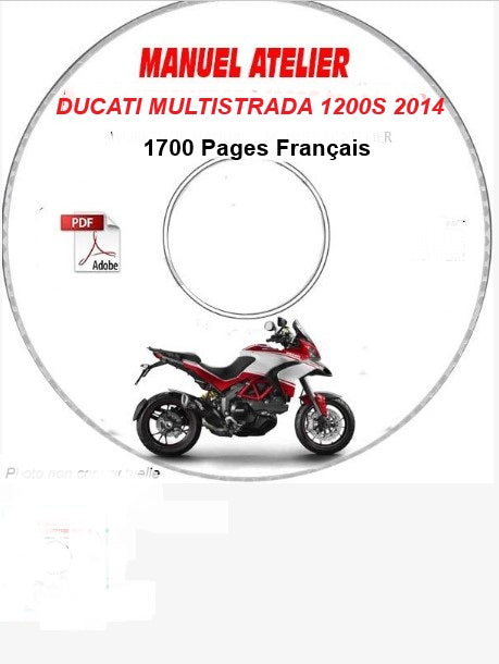 Manuel d'atelier Ducati Multistrada 1200S 2014 français { Docautomoto