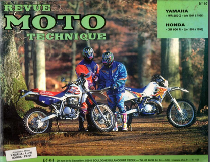 Manuels d'atelier Honda 600 XRR { {{ Docautomoto }}