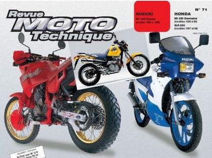 manuel de réparation Honda 650 NX Dominator 1988 { {{ Docautomoto }}