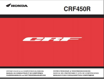 manuel d'atelier Honda CRF 450 2007 français