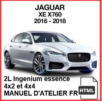 Manuel d'atelier Jaguar XE X760 2017 français Docautomoto