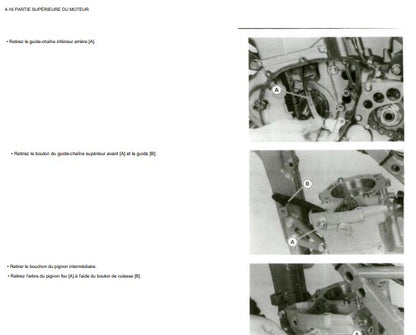 manuel d'atelier Kawasaki KLX 650 1993 français Docautomoto