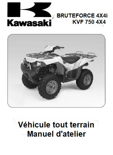 Manuel d'atelier Kawasaki KVF 750 Bruteforce Docautomoto