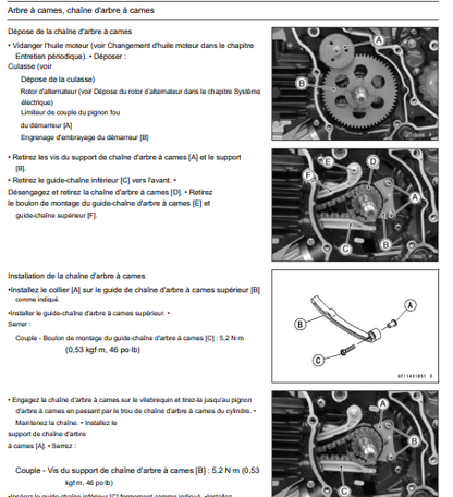 Manuel d'atelier Kawasaki Z125 2017 français Docautomoto