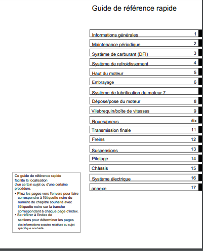 manuel d'atelier Kawasaki Zx 6 RR Ninja 2003 français Docautomoto
