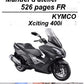 manuel d'atelier Kymco Xciting 400 i français { Docautomoto