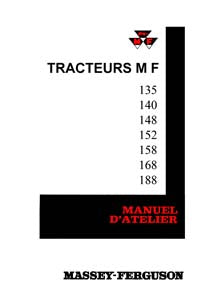 Manuel d'atelier Massey Ferguson 130 188 Docautomoto