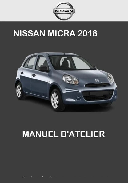 manuel d'atelier Nissan Micra 2018 français