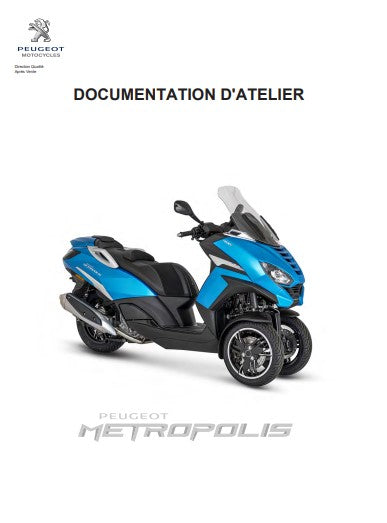 Manuels d'atelier Peugeot 400 metropolis 2017 et 2021 { {{ Docautomoto }}
