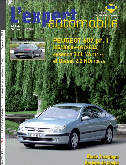 Manuel d'atelier Peugeot 607 2000 2004 { {{ Docautomoto }}