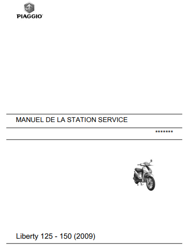 manuel d'atelier Piaggio 125 Liberty français { {{ Docautomoto }}