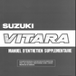 Manuels d'atelier Suzuki Vitara 1988 1998 français { Docautomoto