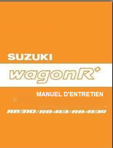 Manuel d'atelier Suzuki Wagon R en français { AUTHENTIQU'ERE