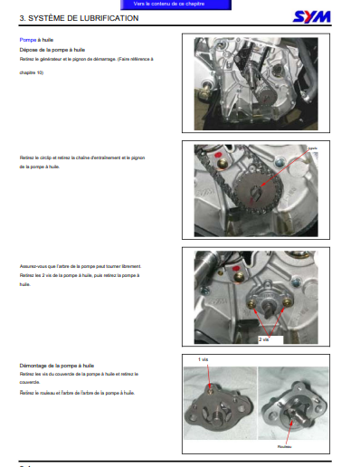 manuel d'atelier Sym 300 Lander français { {{ Docautomoto }}