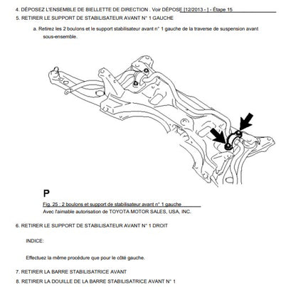 Manuel d'atelier Toyota Prius C 2012 2019 français Docautomoto