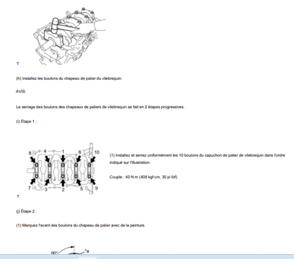 manuel d'atelier Toyota Prius XW 30 2010 Français Docautomoto