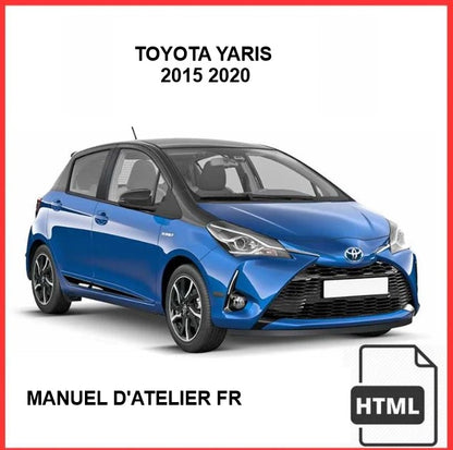 Manuel d'atelier Toyota Yaris 2015 2020 français