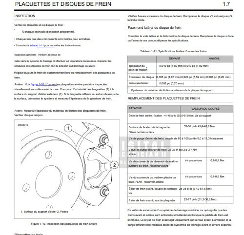 Manuel d'atelier harley Davidson trike 2015 français Docautomoto