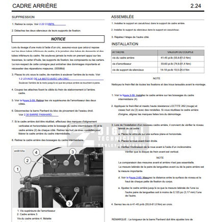 Manuel d'atelier harley Davidson trike 2015 français Docautomoto