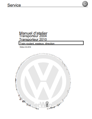 Manuel d'atelier Volkswagen Transporter T5 en français { Docautomoto