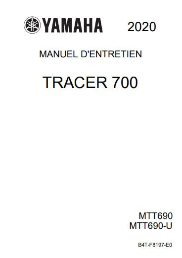 manuel d'atelier Yamaha 700 Tracer 2020 français