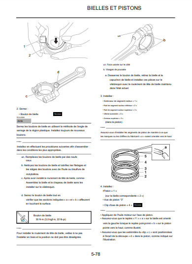 Manuel d'atelier Yamaha Tracer 9 2021 français { {{ Docautomoto }}
