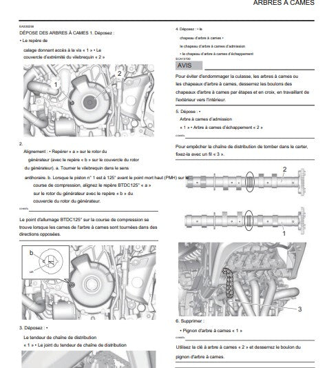 Manuel d'atelier Yamaha Tracer 9 GT+ 2024 français Docautomoto