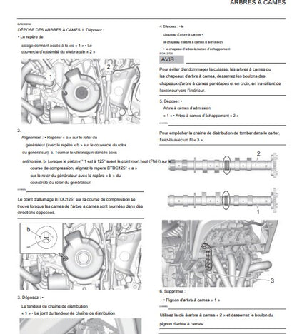 Manuel d'atelier Yamaha Tracer 9 GT+ 2024 français Docautomoto