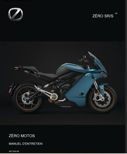 manuel d'atelier Zero SRS 2024 français