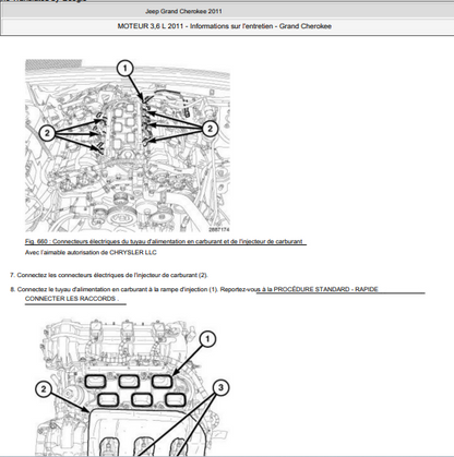 Manuel d'atelier Jeep Grand Cherokee 2011 2013 français { {{ Docautomoto }}