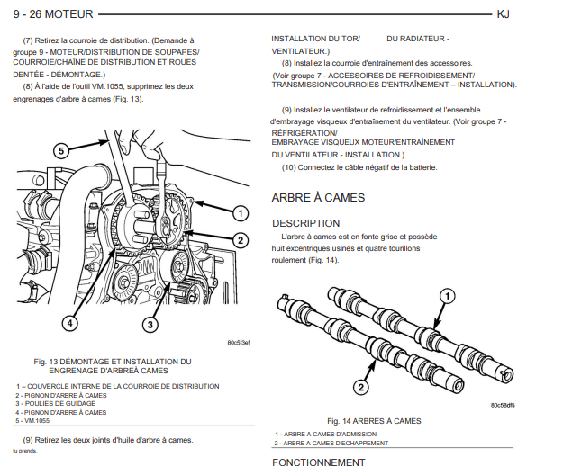 manuel d'atelier moteur Jeep 2,5 2,8 CRD français { Docautomoto