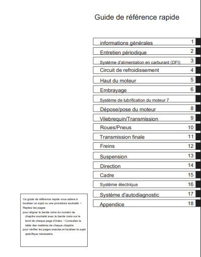 Manuel d'atelier Kawasaki 1000 Versys 2020 français Docautomoto
