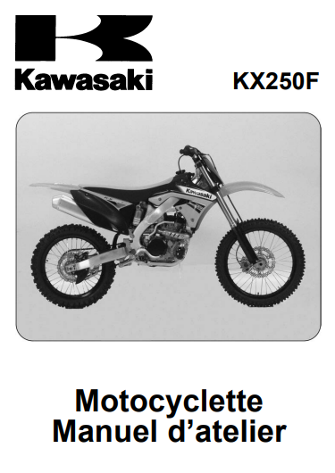 manuel d'atelier Kawasaki KXF 250 2012 Docautomoto