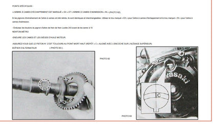 manuel d'atelier kawasaki GPZ 500 S 1987 1990 français Docautomoto